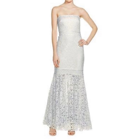 Tadashi Shoji Dresses & Skirts - Tadashi Shoji Lace Overlay Strapless Dress